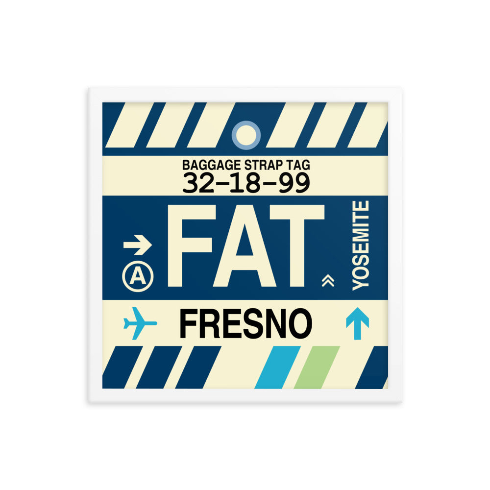 Travel-Themed Framed Print • FAT Fresno Souvenir • YHM Designs - Image 14