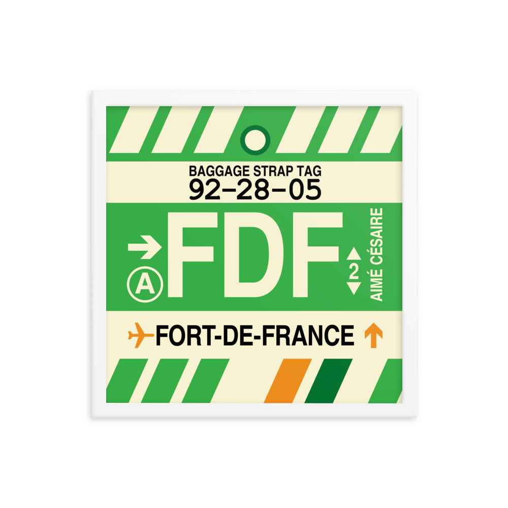 Travel-Themed Framed Print • FDF Fort-de-France Souvenir • YHM Designs - Image 14