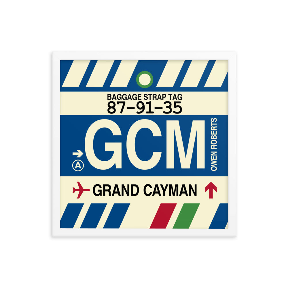 Travel-Themed Framed Print • GCM Grand Cayman Souvenir • YHM Designs - Image 14