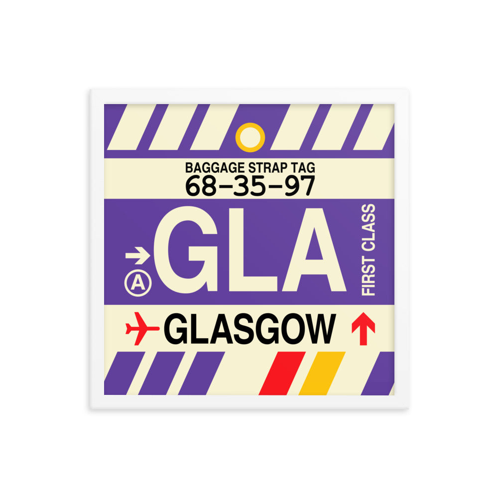 Travel-Themed Framed Print • GLA Glasgow • YHM Designs - Image 14