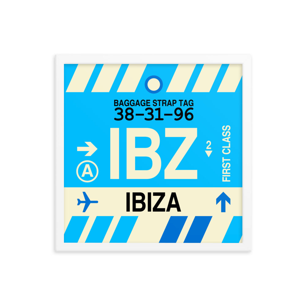Travel-Themed Framed Print • IBZ Ibiza Souvenir • YHM Designs - Image 14