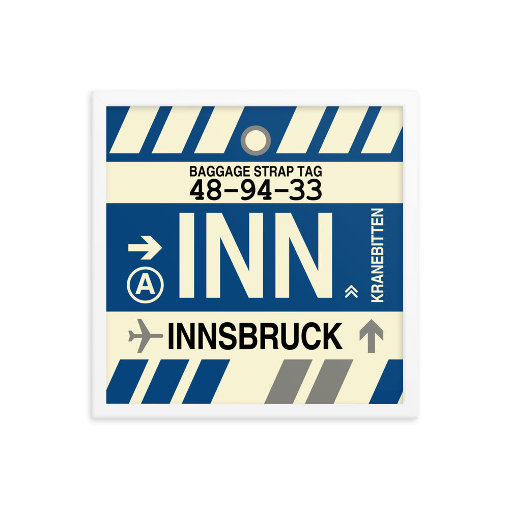 Travel-Themed Framed Print • INN Innsbruck Souvenir • YHM Designs - Image 14