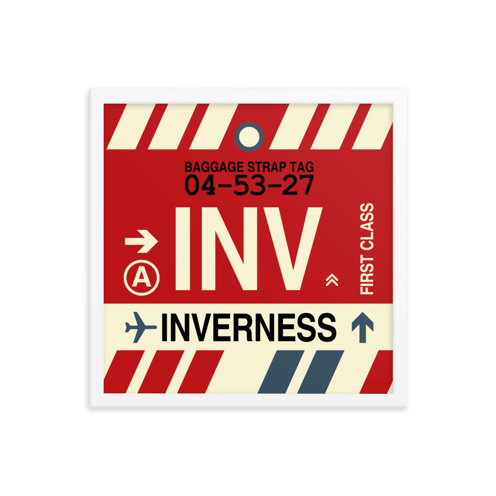 Travel-Themed Framed Print • INV Inverness Souvenir • YHM Designs - Image 14