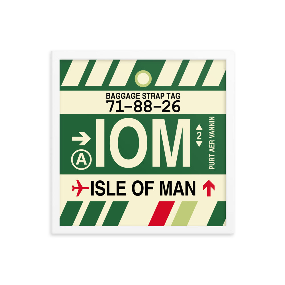 Travel-Themed Framed Print • IOM Isle of Man Souvenir • YHM Designs - Image 14