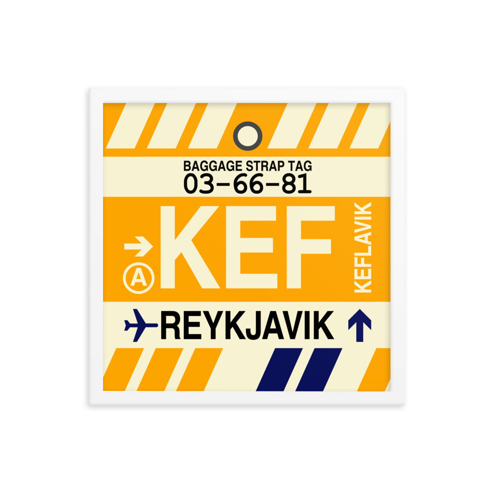 Travel-Themed Framed Print • KEF Reykjavik Souvenir • YHM Designs - Image 14