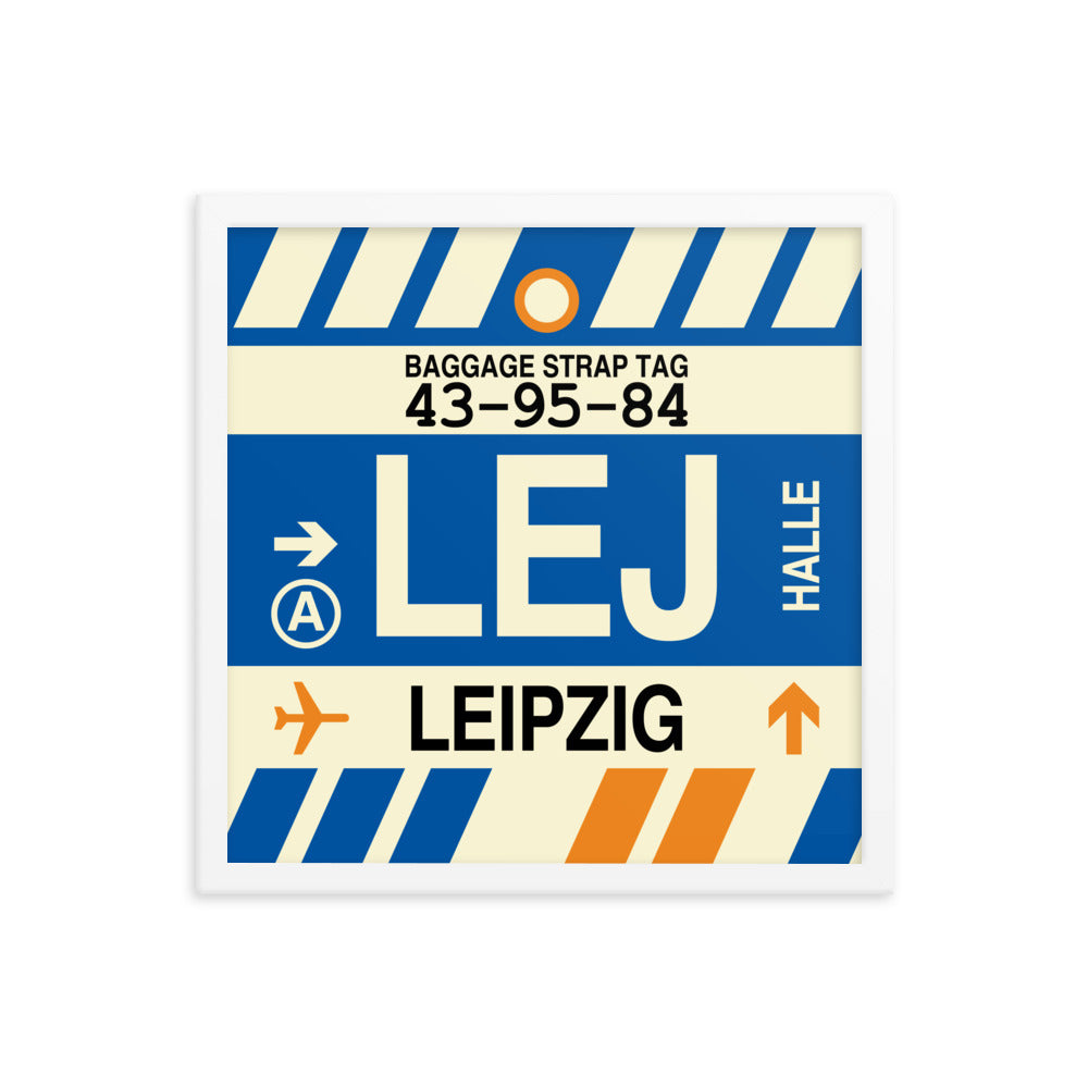Travel-Themed Framed Print • LEJ Leipzig Souvenir • YHM Designs - Image 14