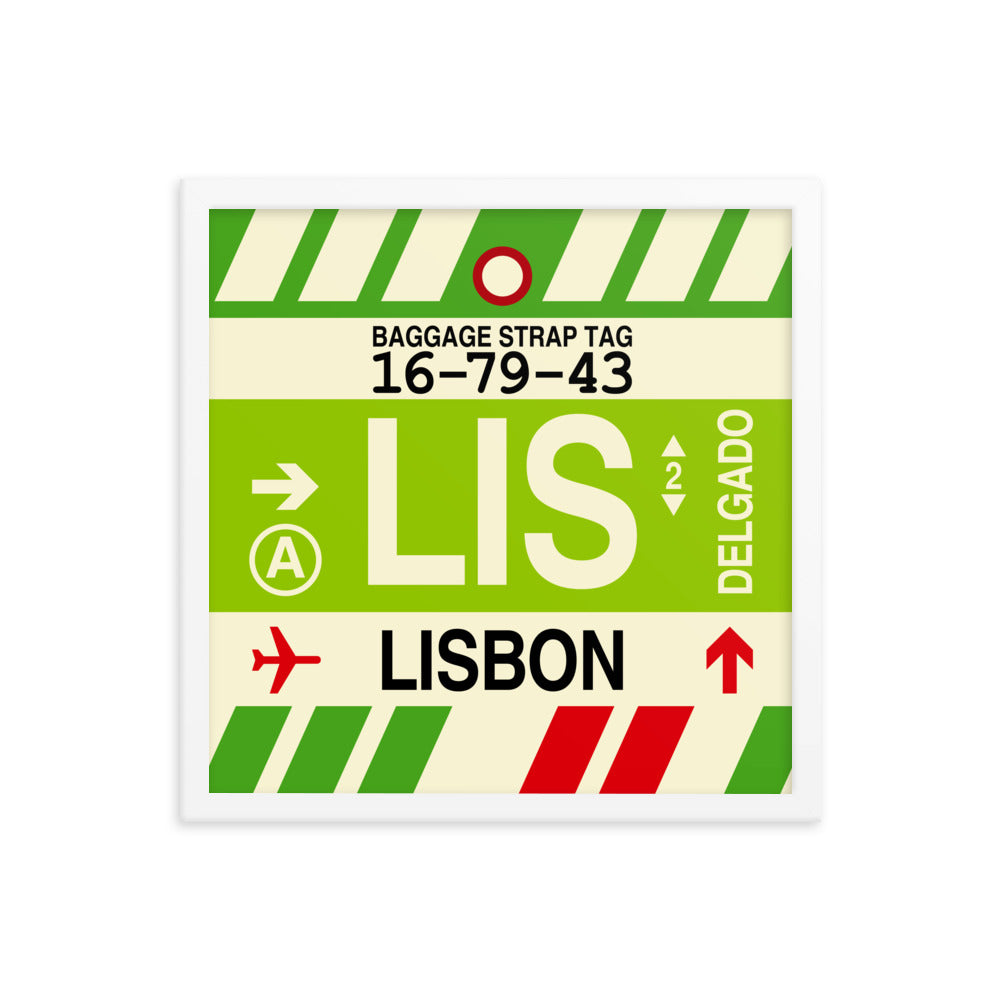 Travel-Themed Framed Print • LIS Lisbon Souvenir • YHM Designs - Image 14