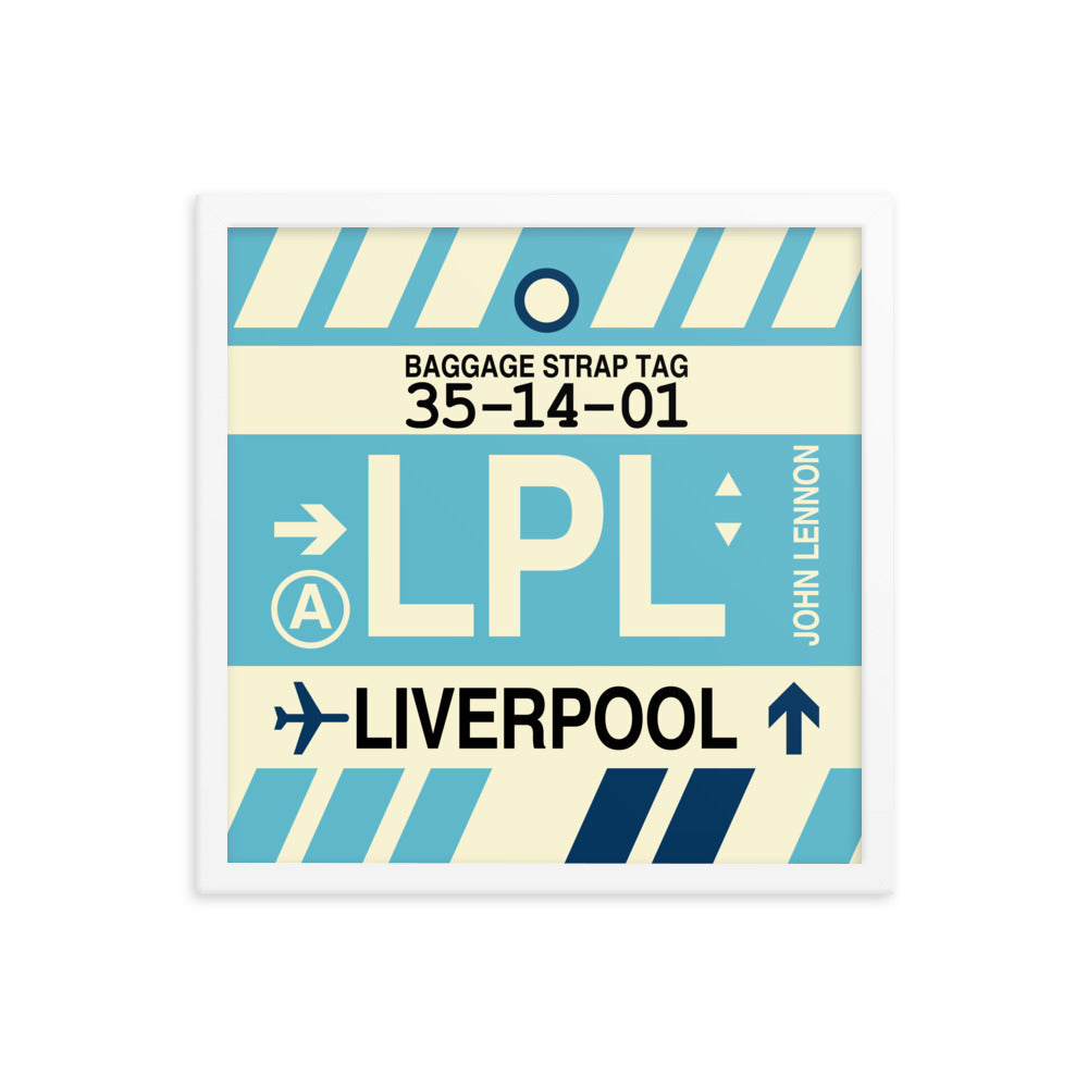 Travel-Themed Framed Print • LPL Liverpool Souvenir • YHM Designs - Image 14