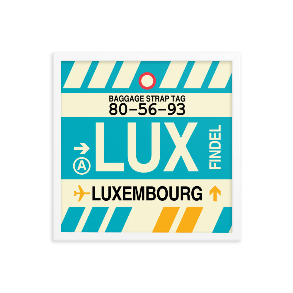 Travel-Themed Framed Print • LUX Luxembourg Souvenir • YHM Designs - Image 14