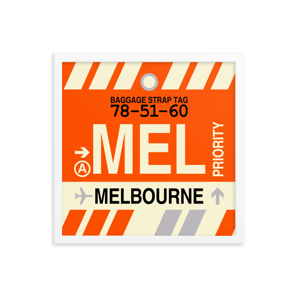 Travel-Themed Framed Print • MEL Melbourne Souvenir • YHM Designs - Image 14