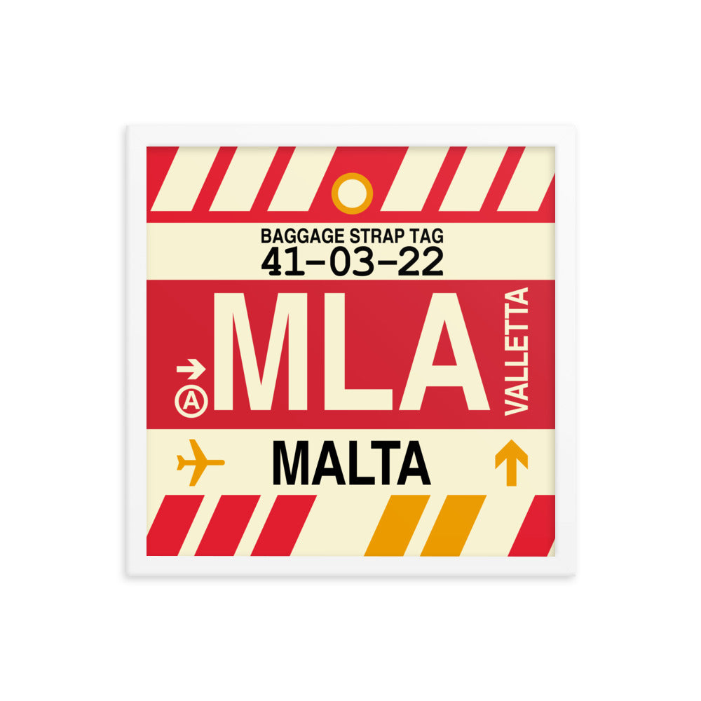 Travel-Themed Framed Print • MLA Valletta Souvenir • YHM Designs - Image 14