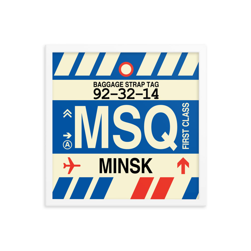 Travel-Themed Framed Print • MSQ Minsk Souvenir • YHM Designs - Image 14