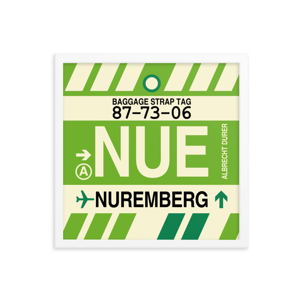 Travel-Themed Framed Print • NUE Nuremberg Souvenir • YHM Designs - Image 14