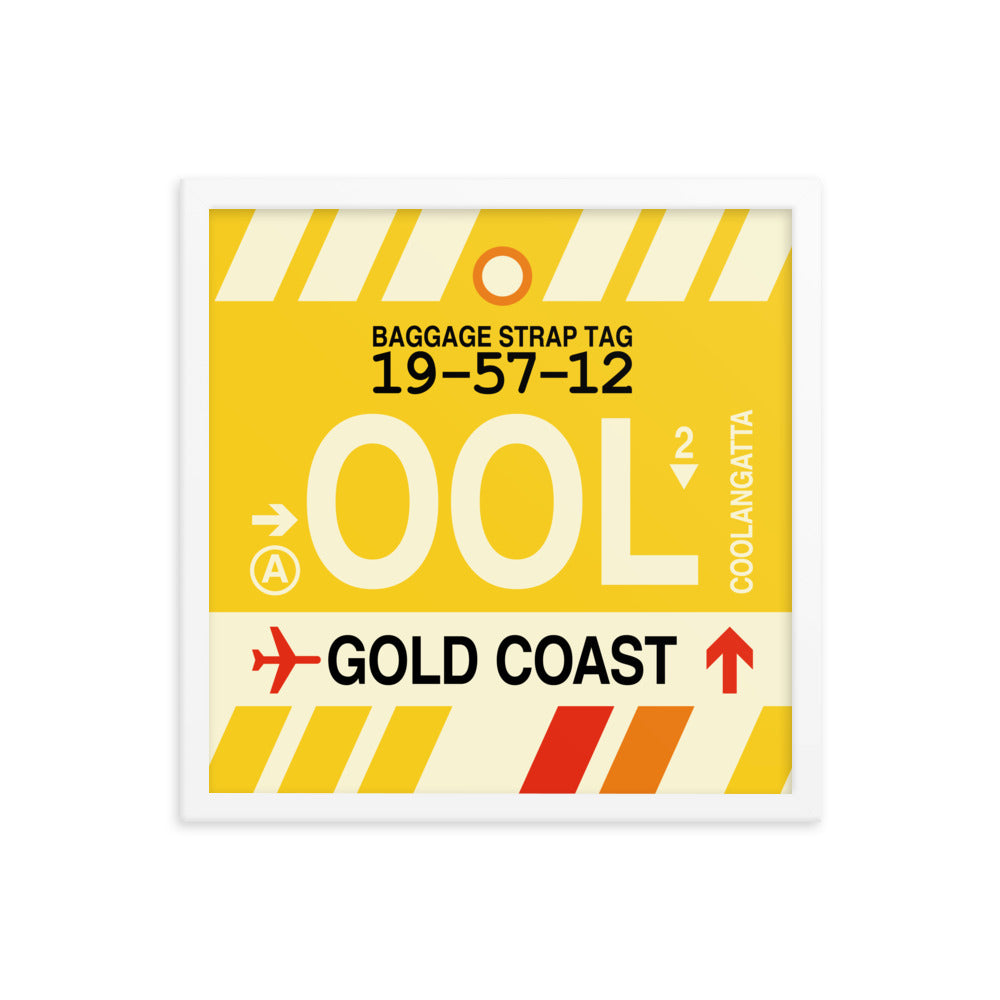 Travel-Themed Framed Print • OOL Gold Coast • YHM Designs - Image 14
