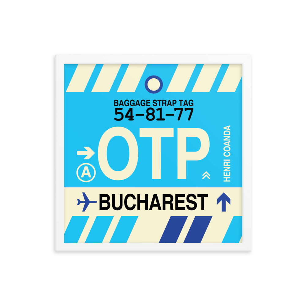 Travel-Themed Framed Print • OTP Bucharest Souvenir • YHM Designs - Image 14