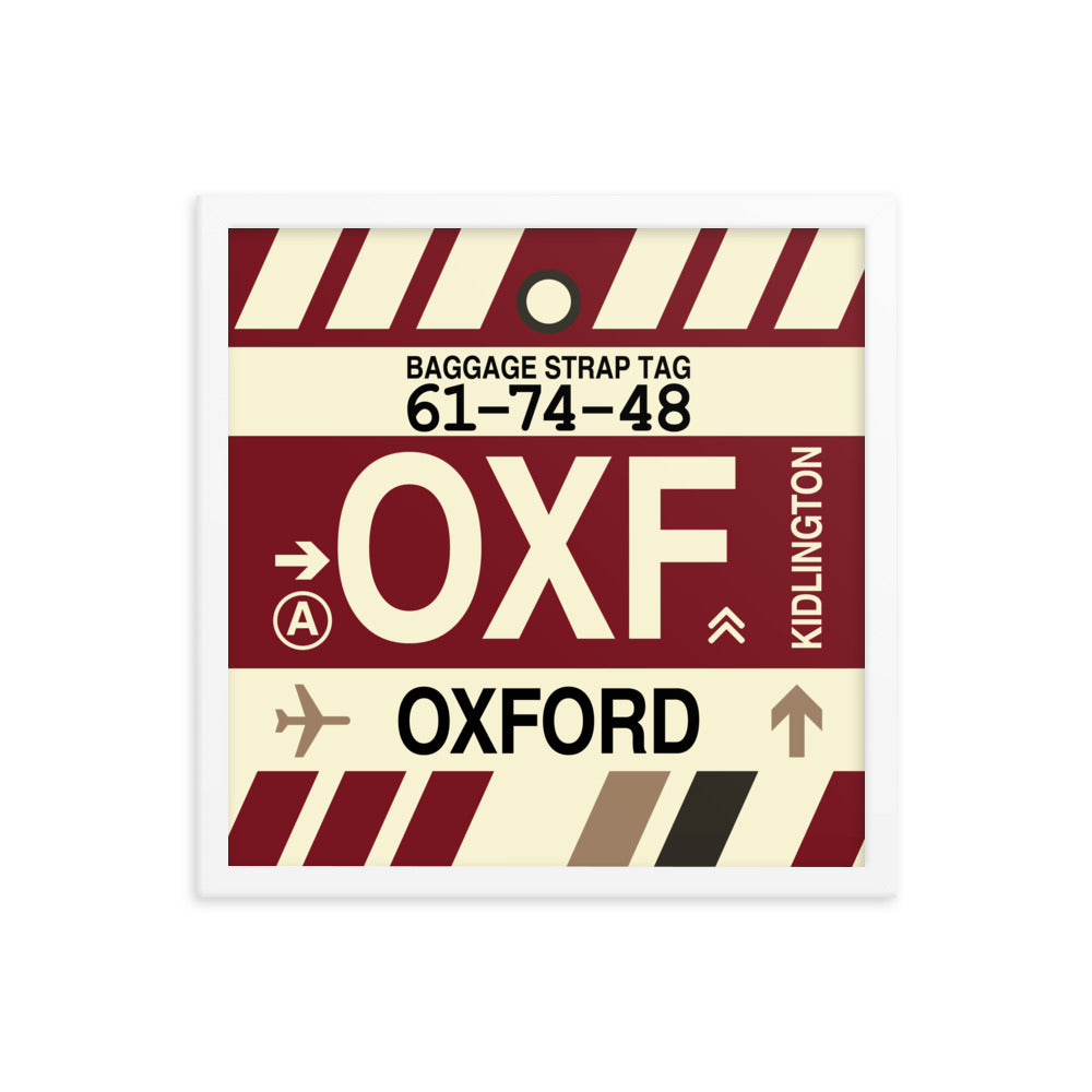 Travel-Themed Framed Print • OXF Oxford Souvenir • YHM Designs - Image 14