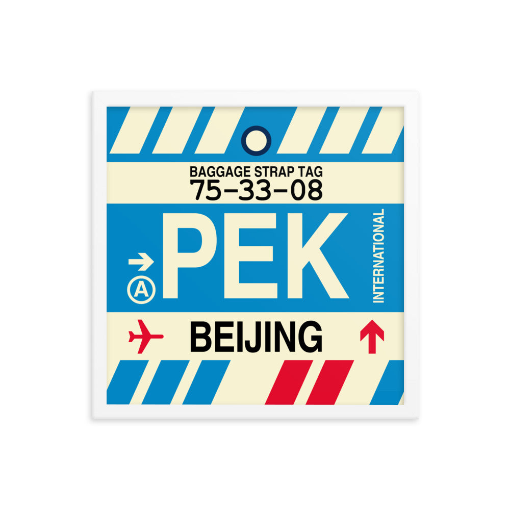 Travel-Themed Framed Print • PEK Beijing Souvenir • YHM Designs - Image 14