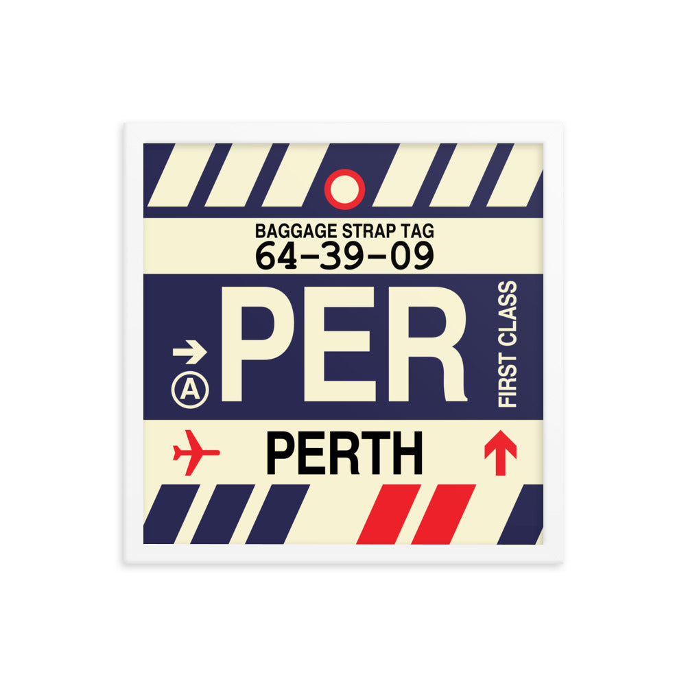 Travel-Themed Framed Print • PER Perth • YHM Designs - Image 14