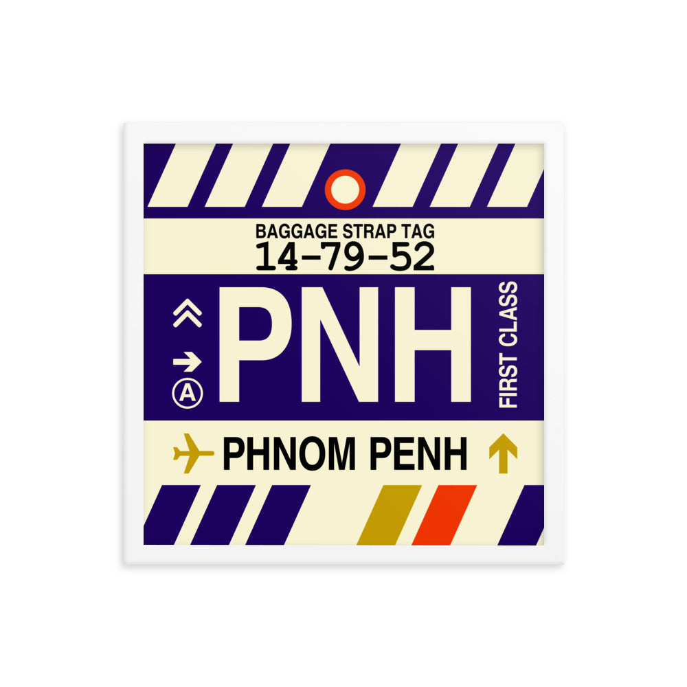 Travel-Themed Framed Print • PNH Phnom Penh Souvenir • YHM Designs - Image 14