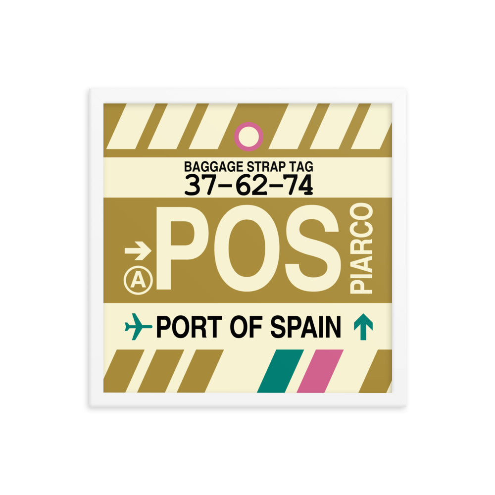 Travel-Themed Framed Print • POS Port of Spain Souvenir • YHM Designs - Image 14