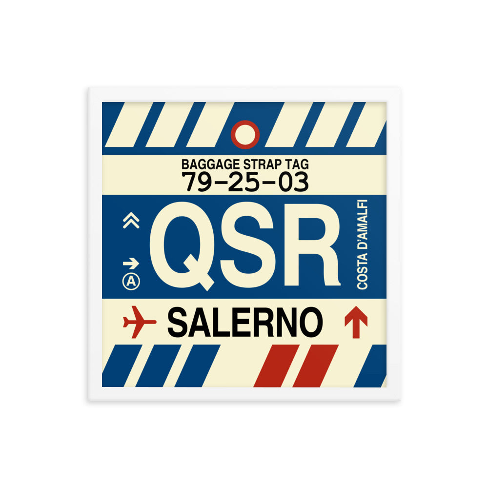 Travel-Themed Framed Print • QSR Salerno Souvenir • YHM Designs - Image 14