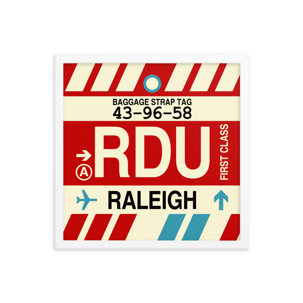 Travel-Themed Framed Print • RDU Raleigh Souvenir • YHM Designs - Image 14