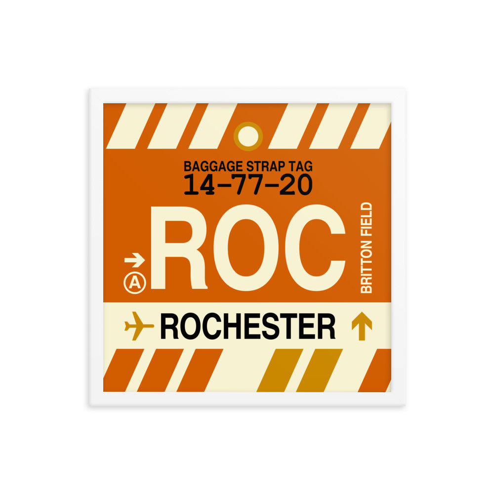 Travel-Themed Framed Print • ROC Rochester Souvenir • YHM Designs - Image 14
