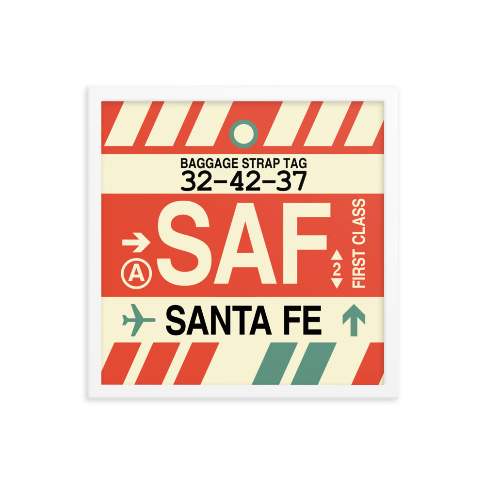 Travel-Themed Framed Print • SAF Santa Fe Souvenir • YHM Designs - Image 14