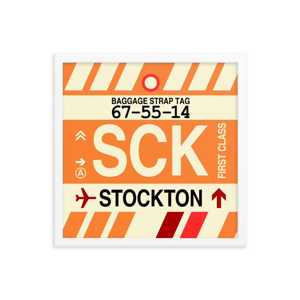 Travel-Themed Framed Print • SCK Stockton Souvenir • YHM Designs - Image 14