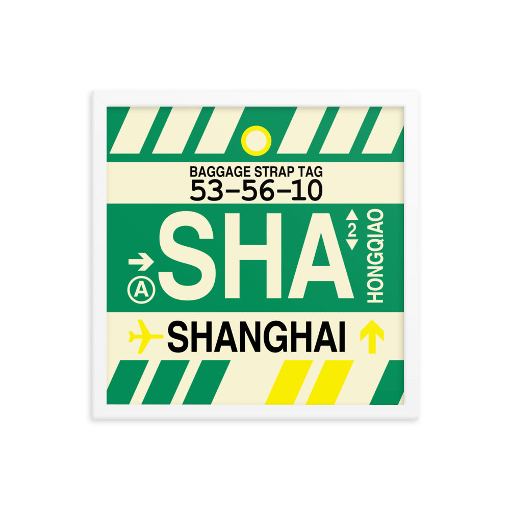 Travel-Themed Framed Print • SHA Shanghai • YHM Designs - Image 14