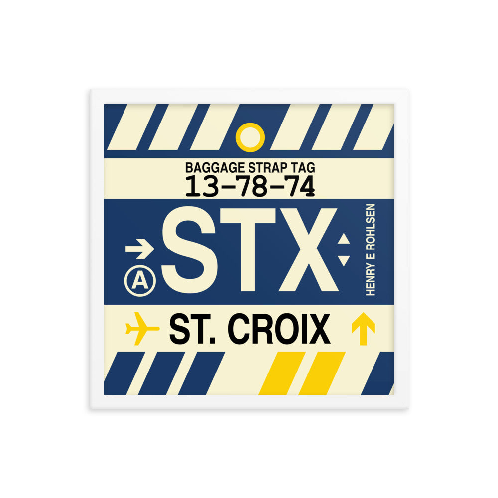 Travel-Themed Framed Print • STX St. Croix • YHM Designs - Image 14