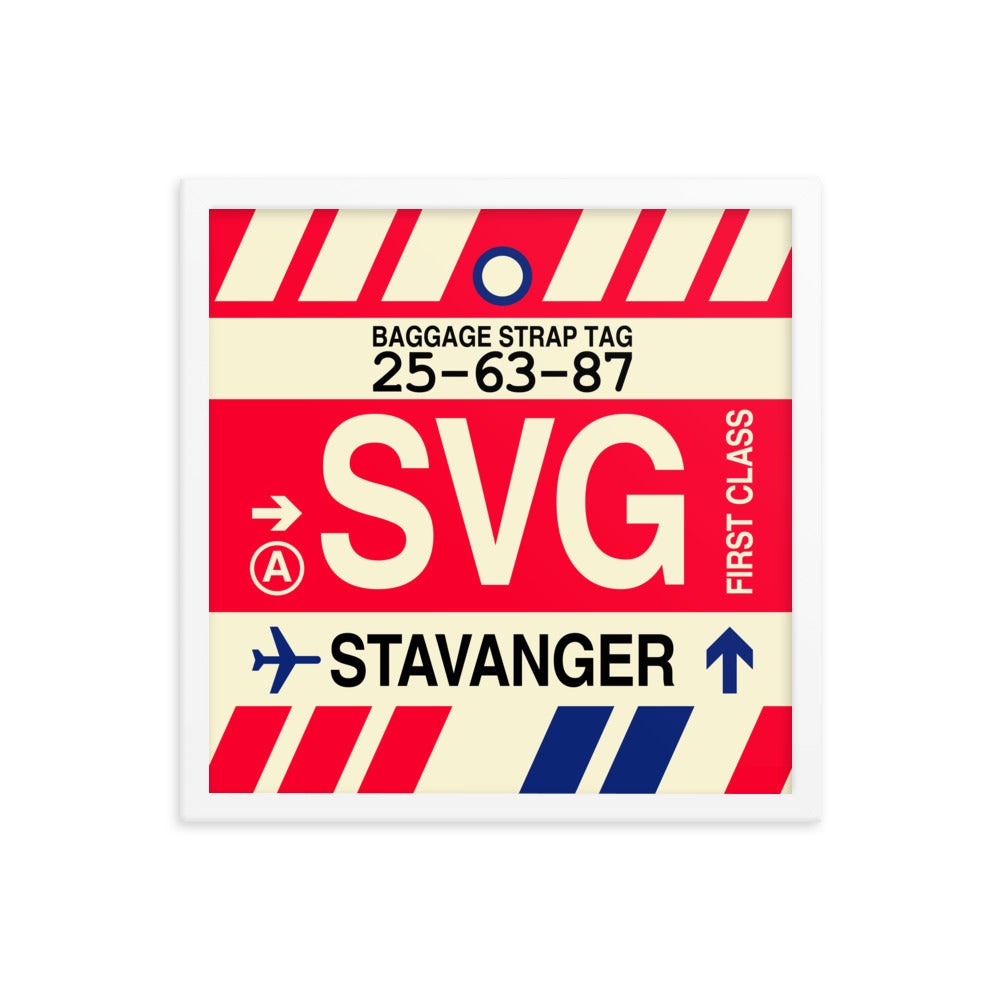 Travel-Themed Framed Print • SVG Stavanger Souvenir • YHM Designs - Image 14