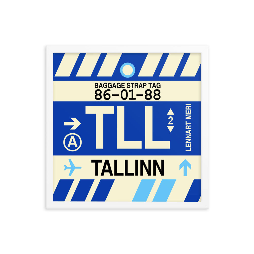 Travel-Themed Framed Print • TLL Tallinn Souvenir • YHM Designs - Image 14