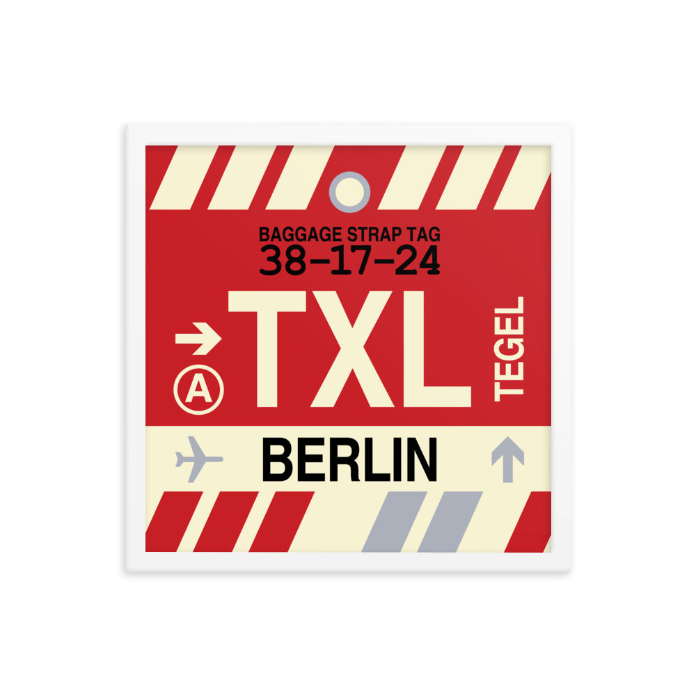 Travel-Themed Framed Print • TXL Berlin Souvenir • YHM Designs - Image 14