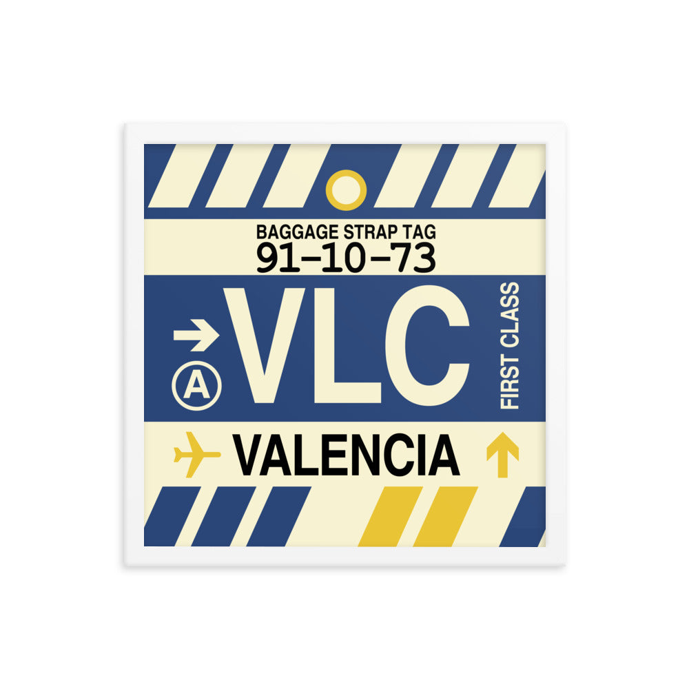 Travel-Themed Framed Print • VLC Valencia Souvenir • YHM Designs - Image 14