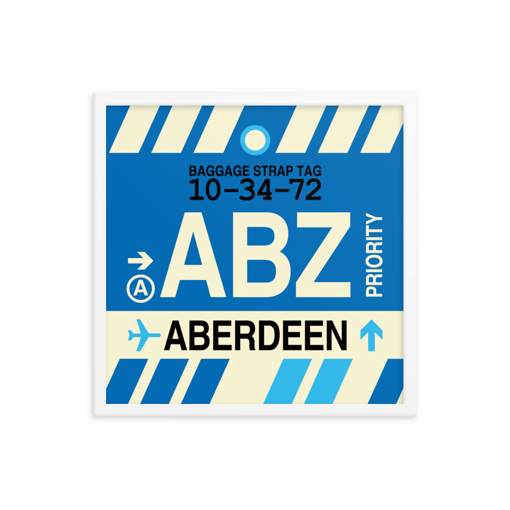 Travel-Themed Framed Print • ABZ Aberdeen • YHM Designs - Image 15