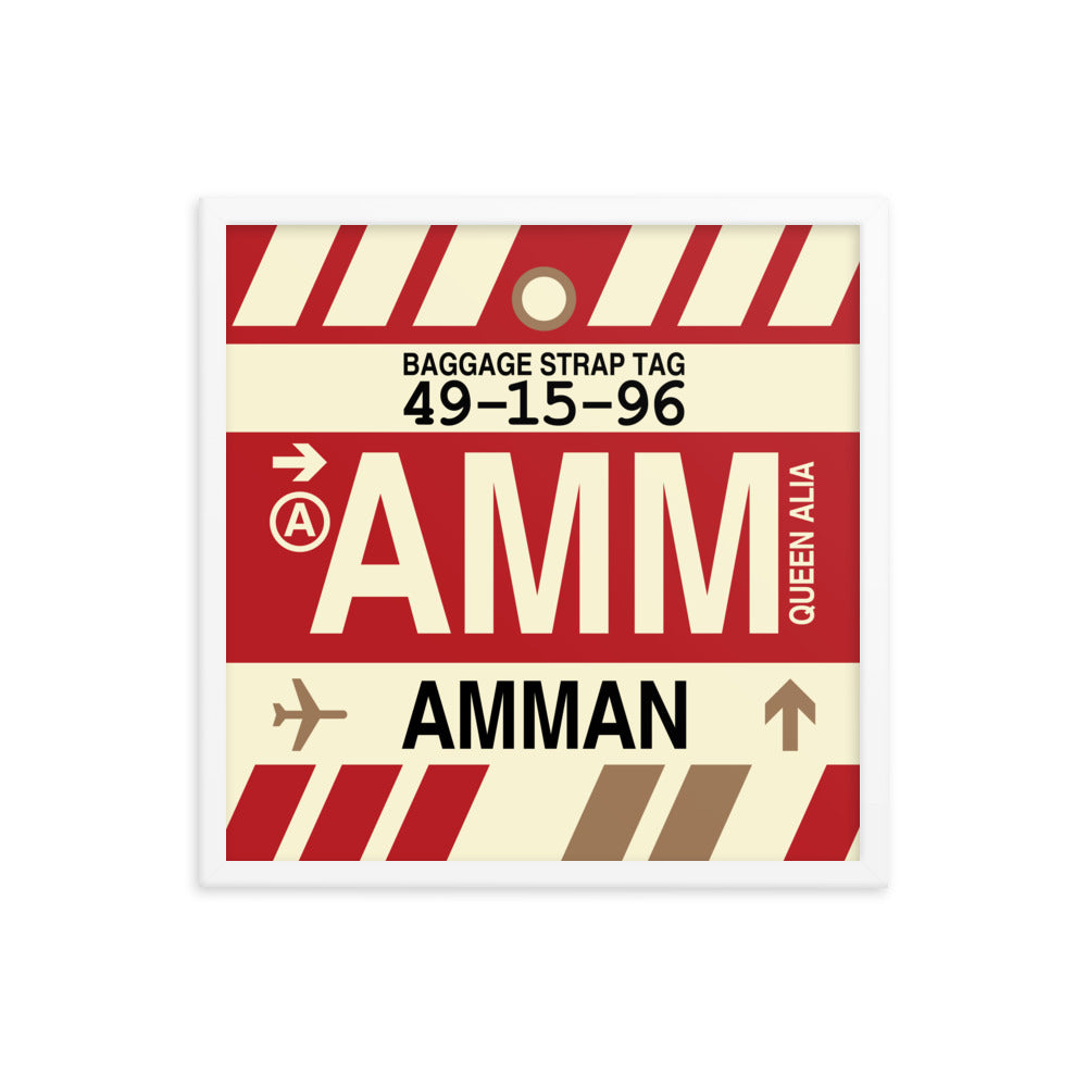 Travel-Themed Framed Print • AMM Amman • YHM Designs - Image 15