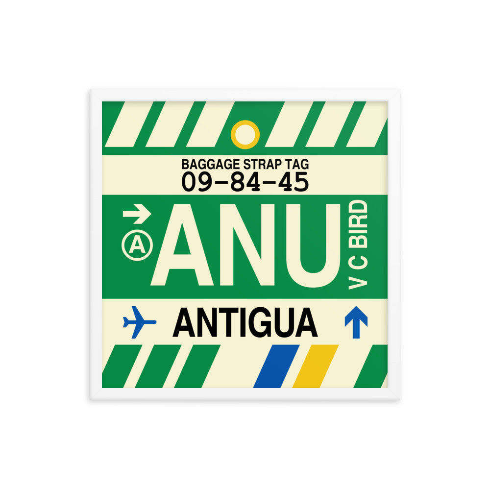 Travel-Themed Framed Print • ANU Antigua Souvenir • YHM Designs - Image 15