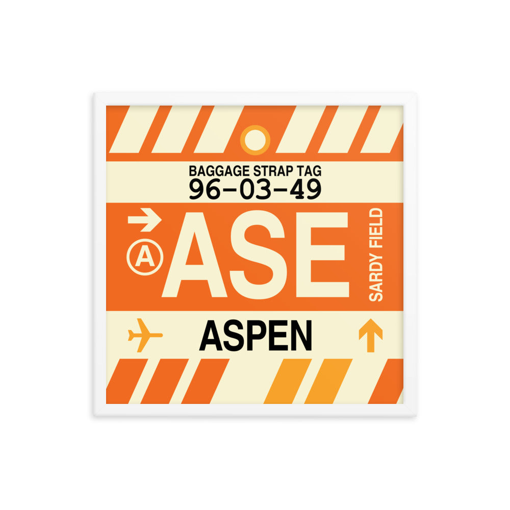 Travel-Themed Framed Print • ASE Aspen Souvenir • YHM Designs - Image 15