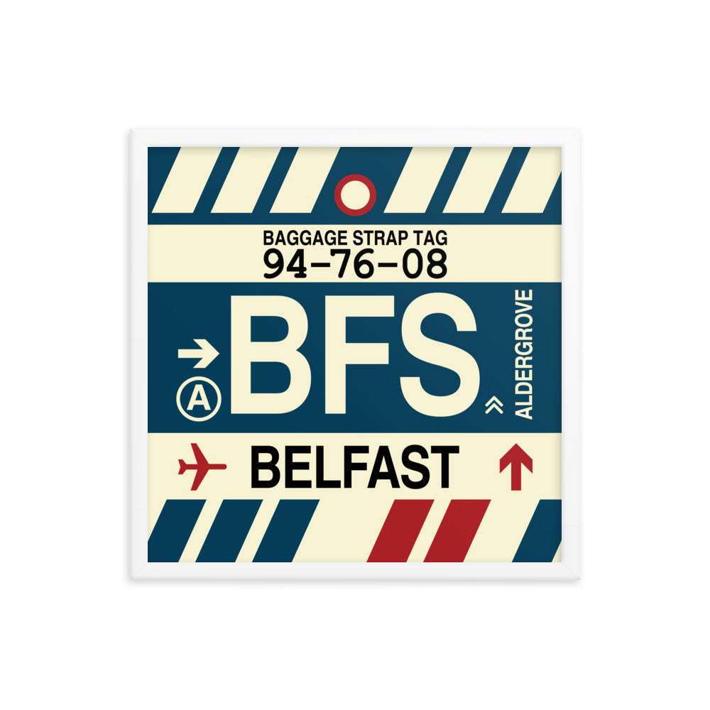 Travel-Themed Framed Print • BFS Belfast Souvenir • YHM Designs - Image 15