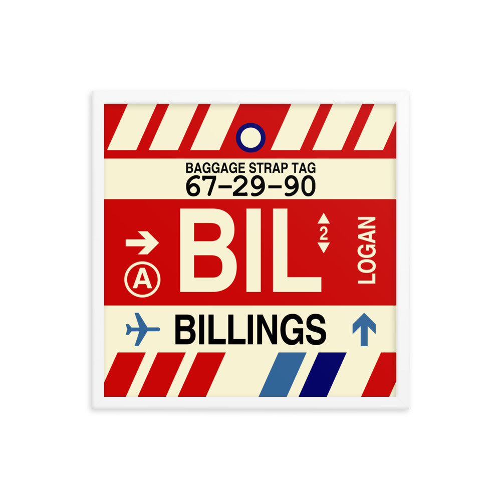 Travel-Themed Framed Print • BIL Billings Souvenir • YHM Designs - Image 15