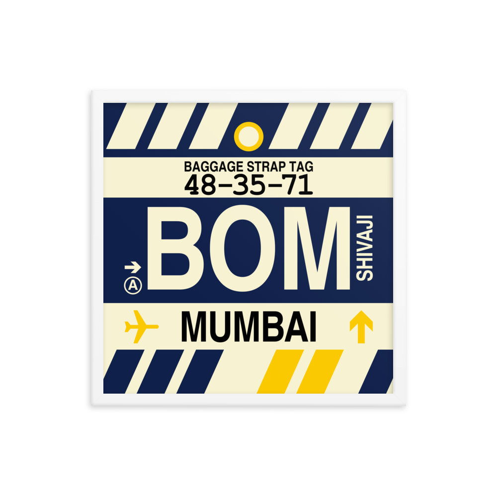 Travel-Themed Framed Print • BOM Mumbai • YHM Designs - Image 15