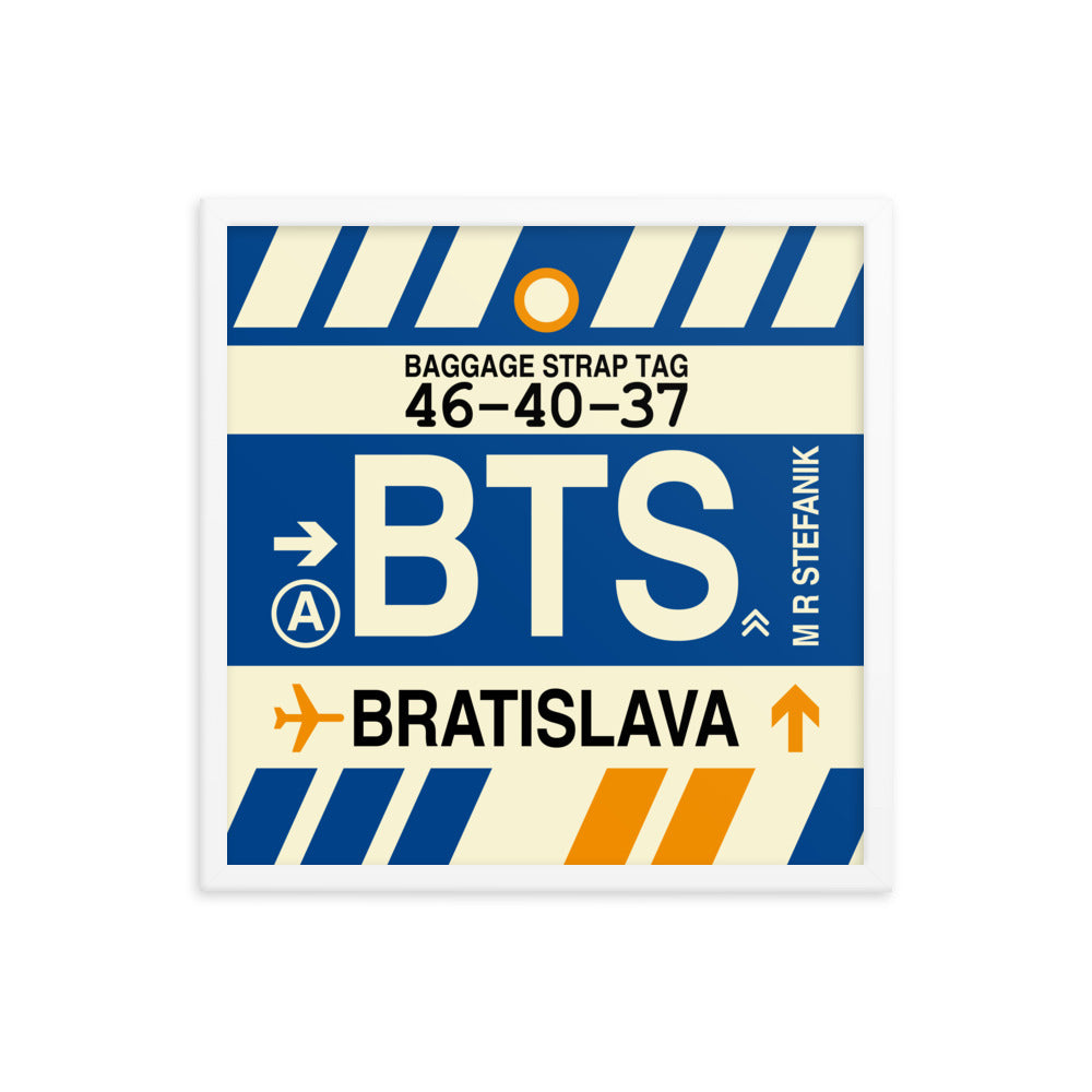 Travel-Themed Framed Print • BTS Bratislava Souvenir • YHM Designs - Image 15