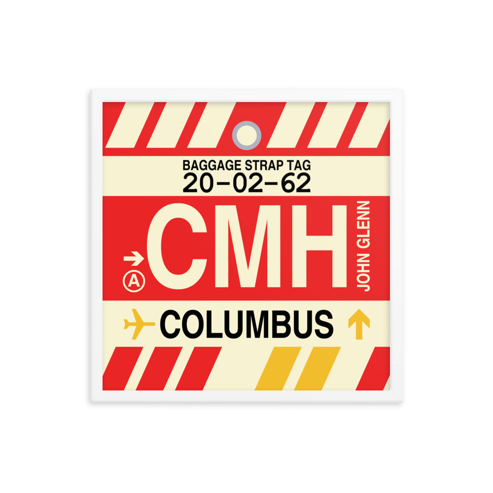 Travel-Themed Framed Print • CMH Columbus Souvenir • YHM Designs - Image 15
