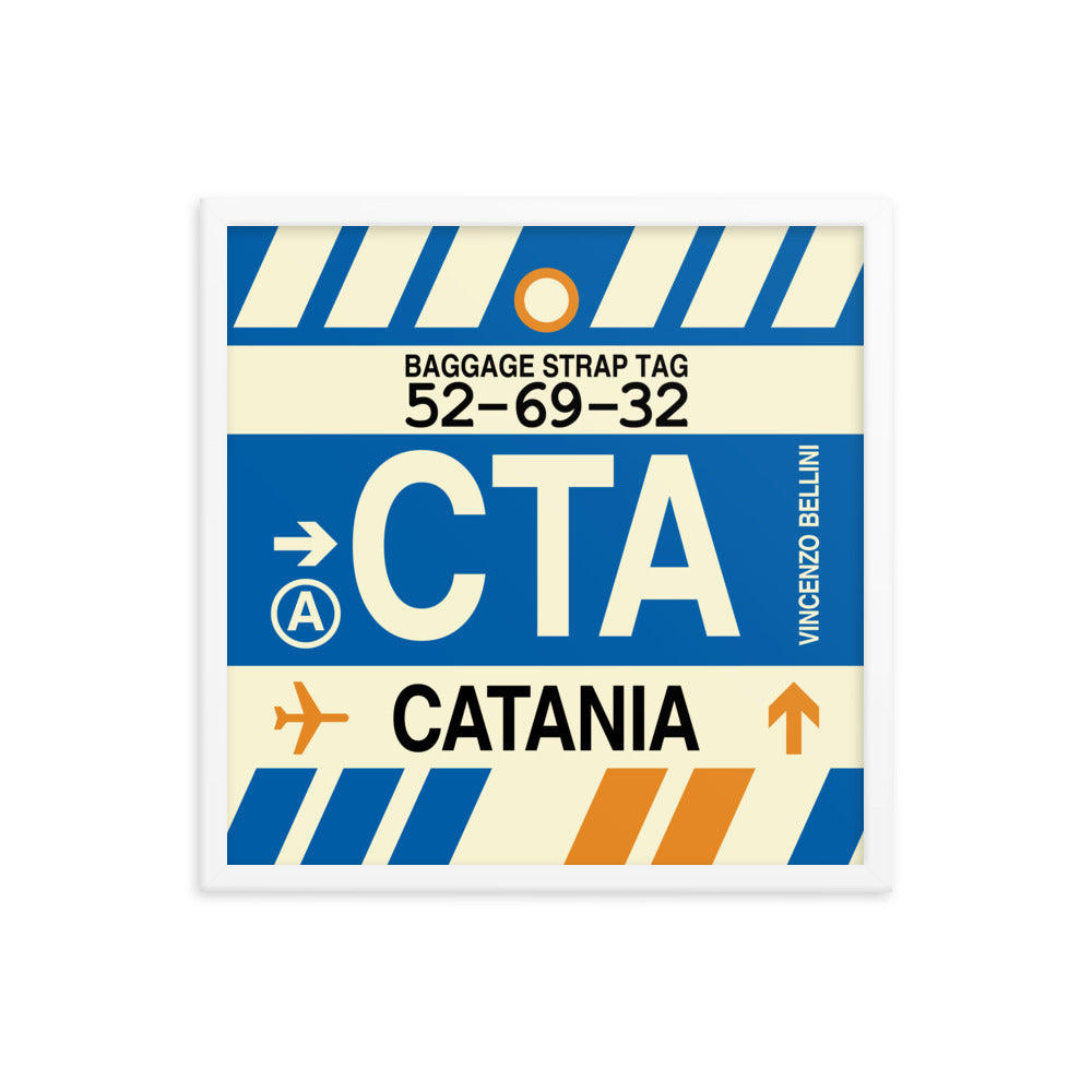 Travel-Themed Framed Print • CTA Catania Souvenir • YHM Designs - Image 15