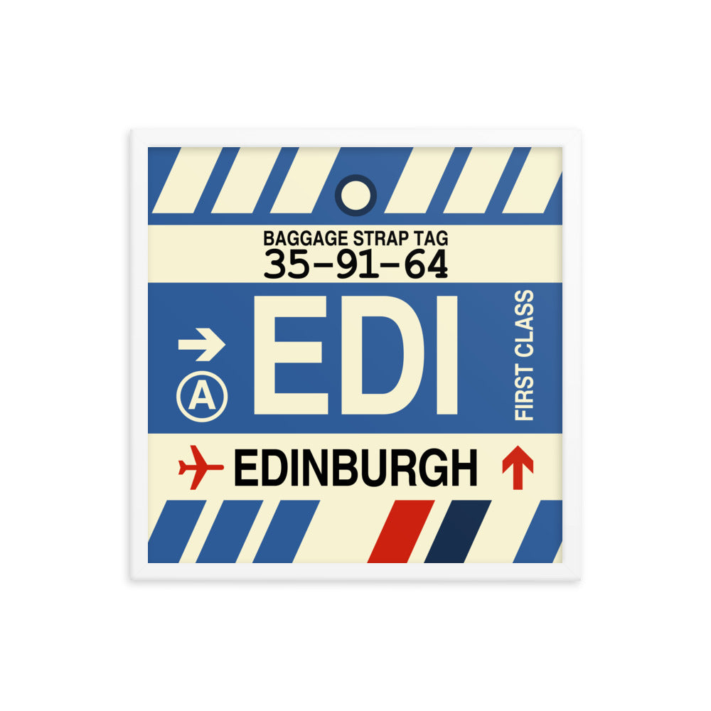 Travel-Themed Framed Print • EDI Edinburgh Souvenir • YHM Designs - Image 15