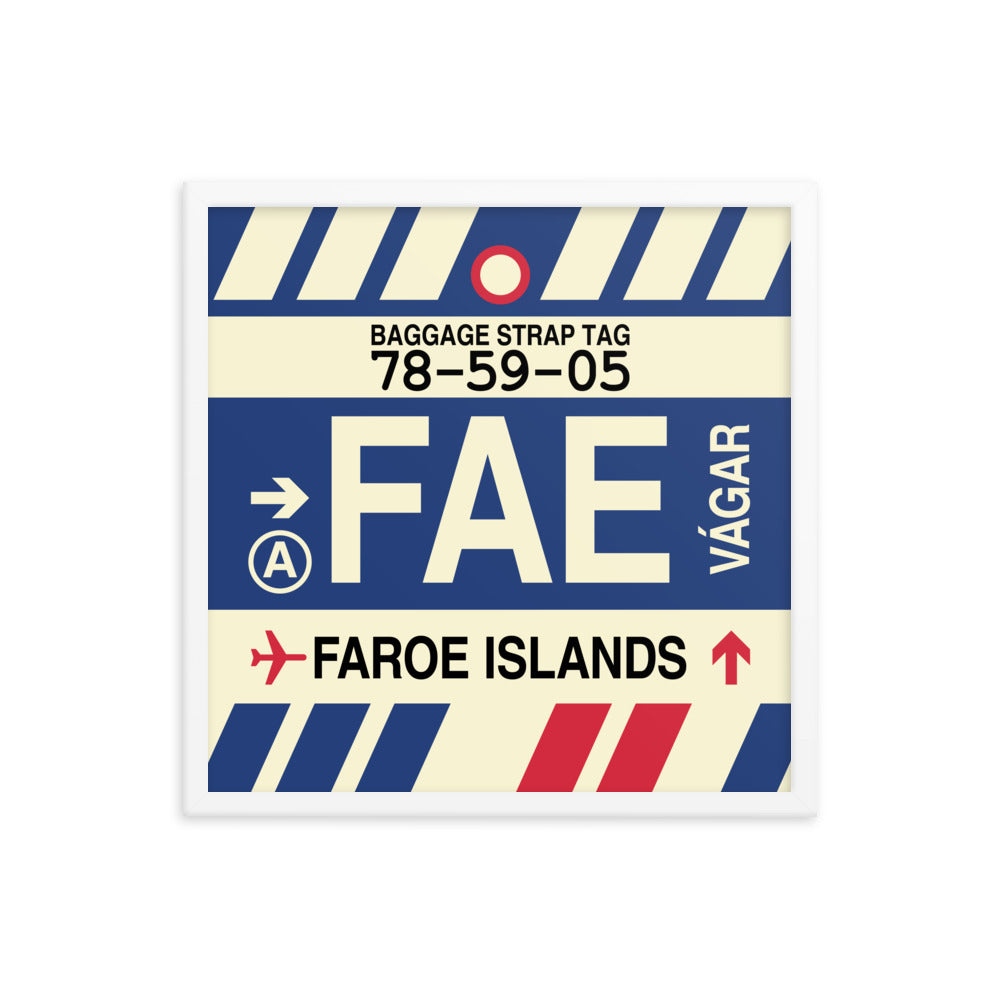 Travel-Themed Framed Print • FAE Faroe Islands Souvenir • YHM Designs - Image 15