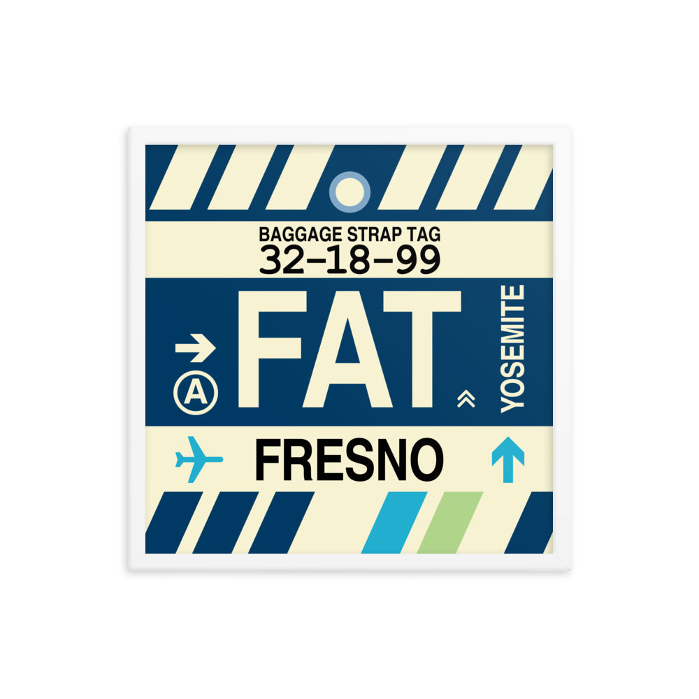Travel-Themed Framed Print • FAT Fresno Souvenir • YHM Designs - Image 15