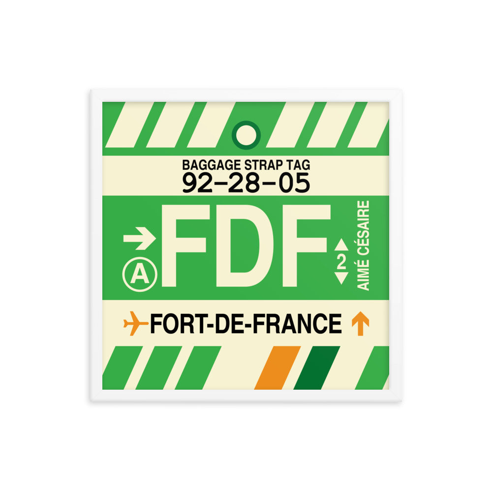 Travel-Themed Framed Print • FDF Fort-de-France Souvenir • YHM Designs - Image 15