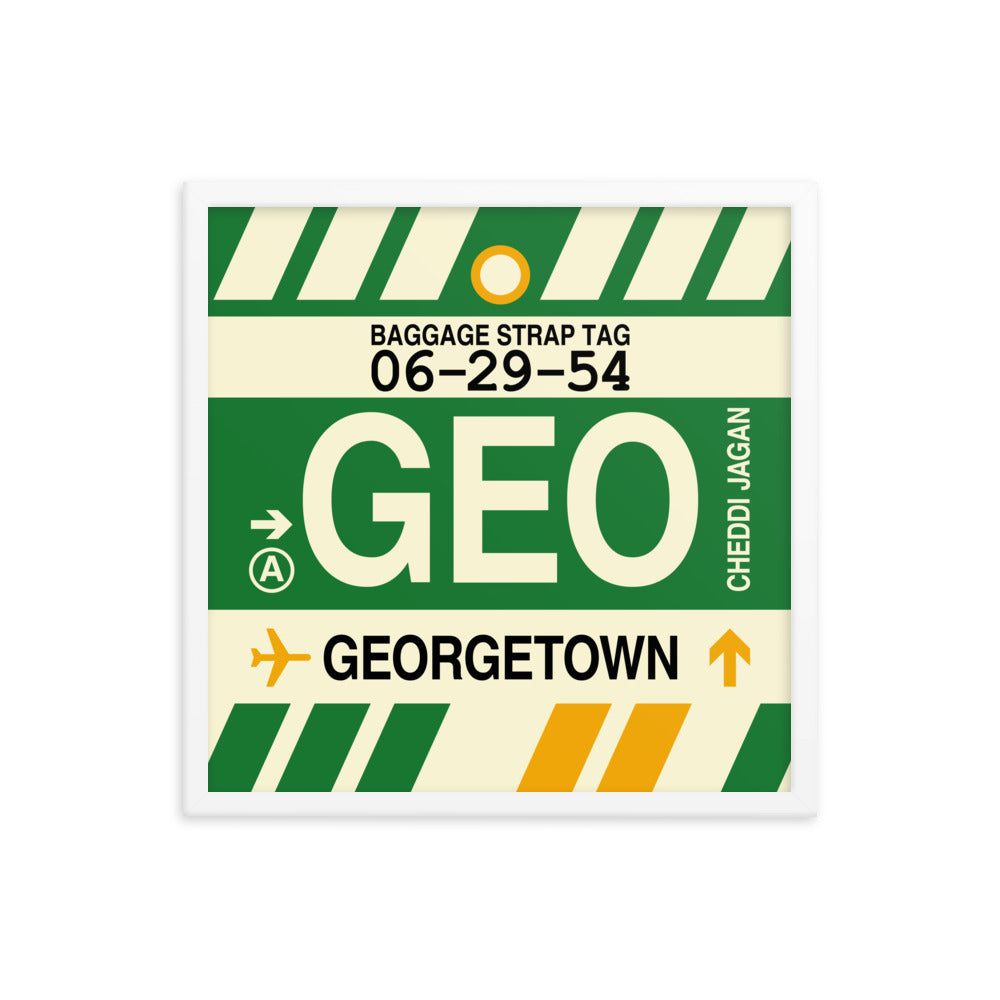 Travel-Themed Framed Print • GEO Georgetown Souvenir • YHM Designs - Image 15